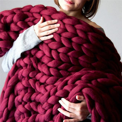 Chunky Wool Blanket - Freedom Hill