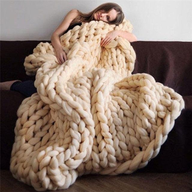 Chunky Wool Blanket - Freedom Hill