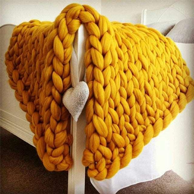 Chunky Wool Blanket