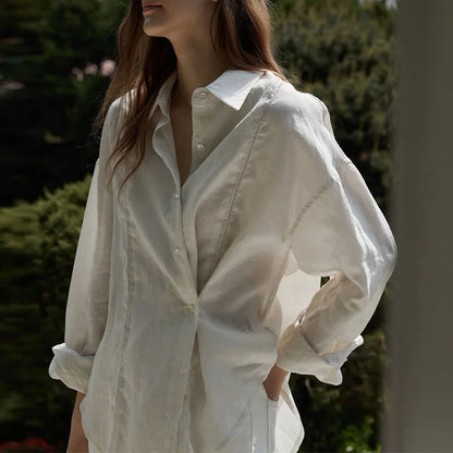 The Necessary Linen Blouse