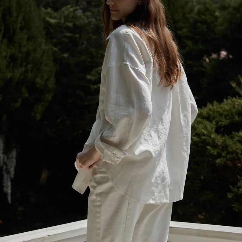 The Necessary Linen Blouse