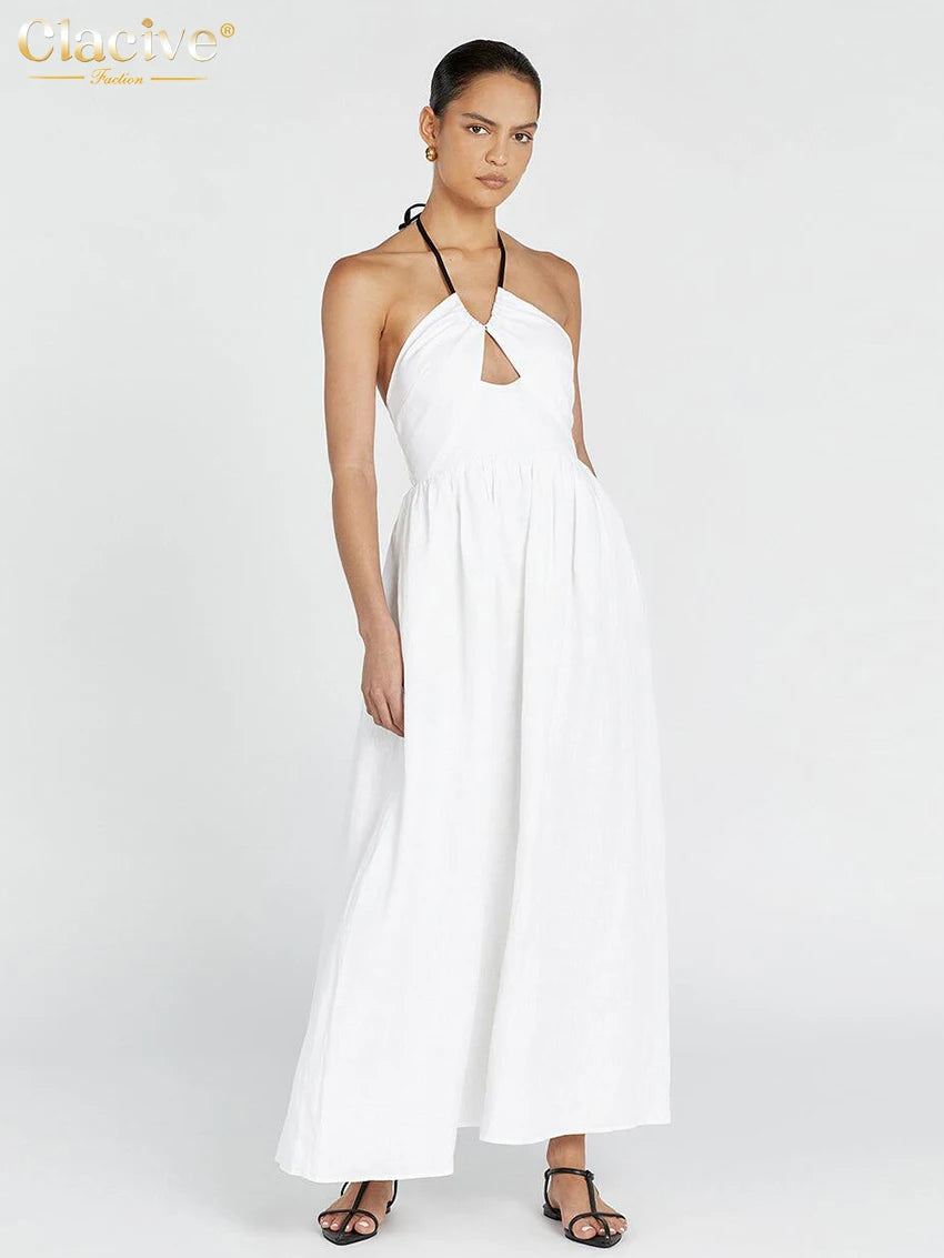 The Cotton Halter Dress