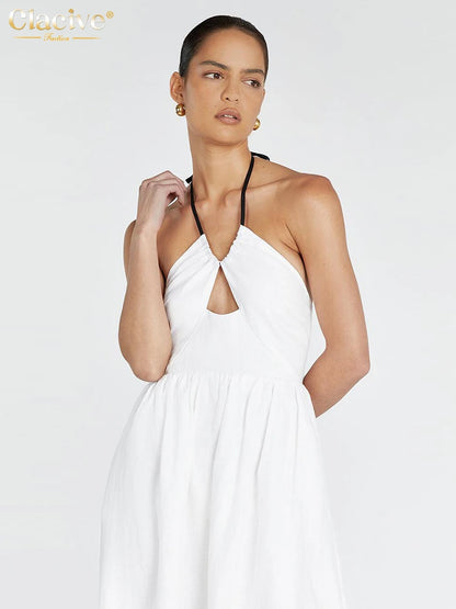 The Cotton Halter Dress