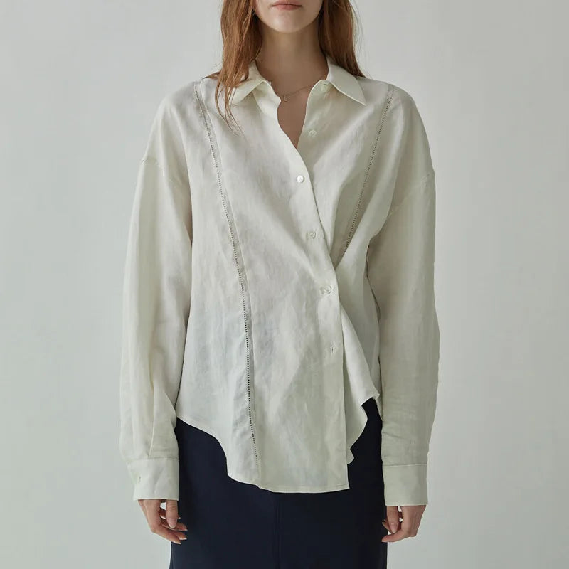 The Necessary Linen Blouse