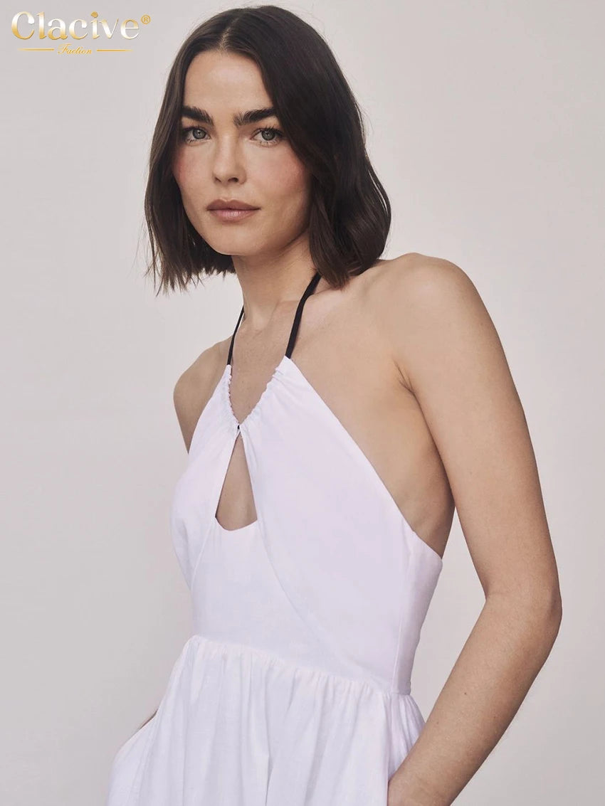 The Cotton Halter Dress