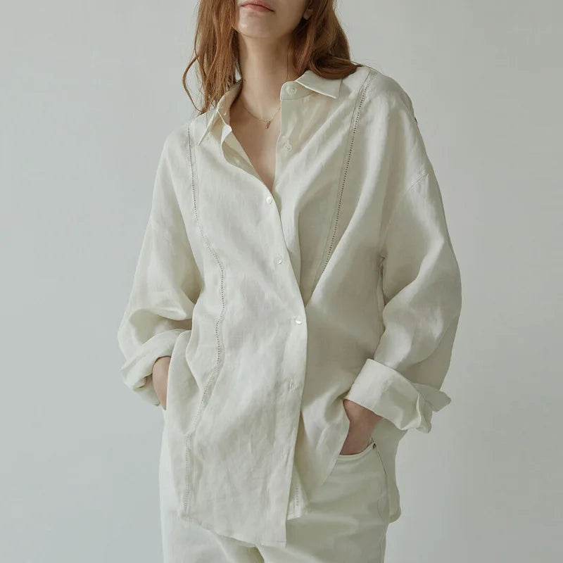 The Necessary Linen Blouse