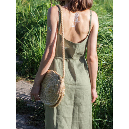 Venus Grace Linen Maxi Dress